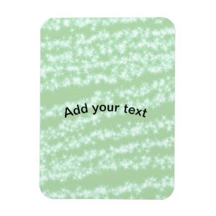 Magnet Flexible texte de nom de scintillement de paillettes pastel