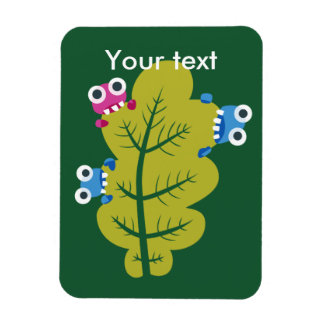 Magnet Flexible Texte personnalisé Bureaux mûrs Mangez la feuille