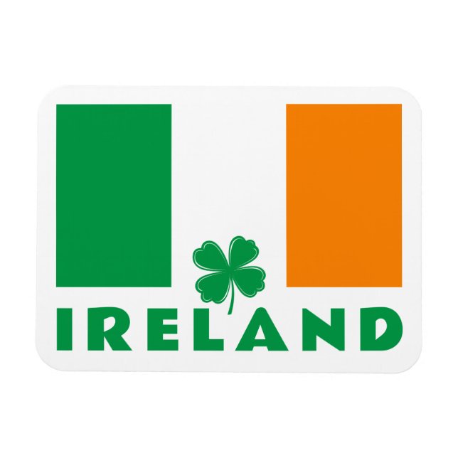 Magnet Flexible Texte personnalisé Irlande (Horizontal)