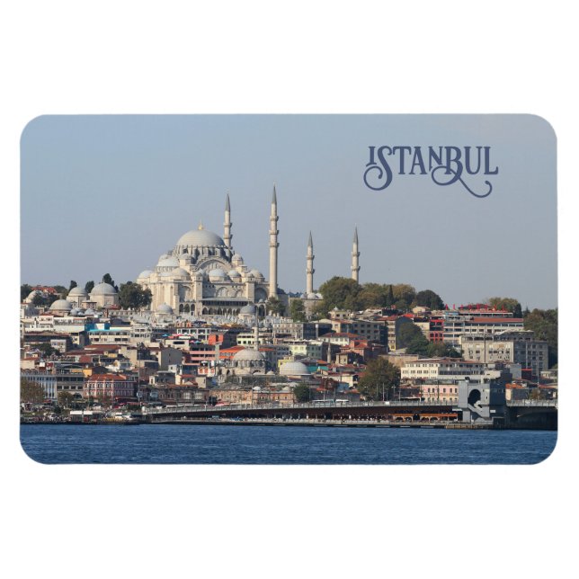 Magnet Flexible Texte personnalisé Istanbul (Horizontal)