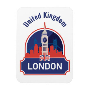 Magnet Flexible Texte personnalisé Londres