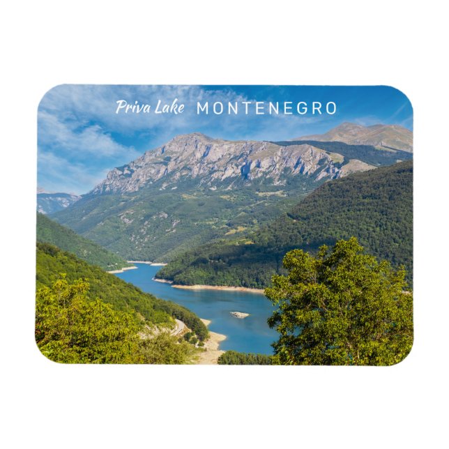 Magnet Flexible Texte personnalisé Monténégro (Horizontal)