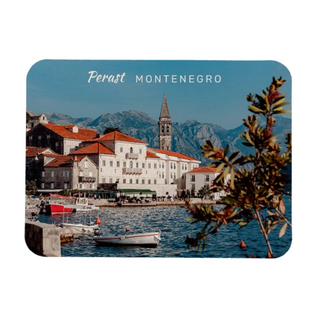 Magnet Flexible Texte personnalisé Monténégro (Horizontal)