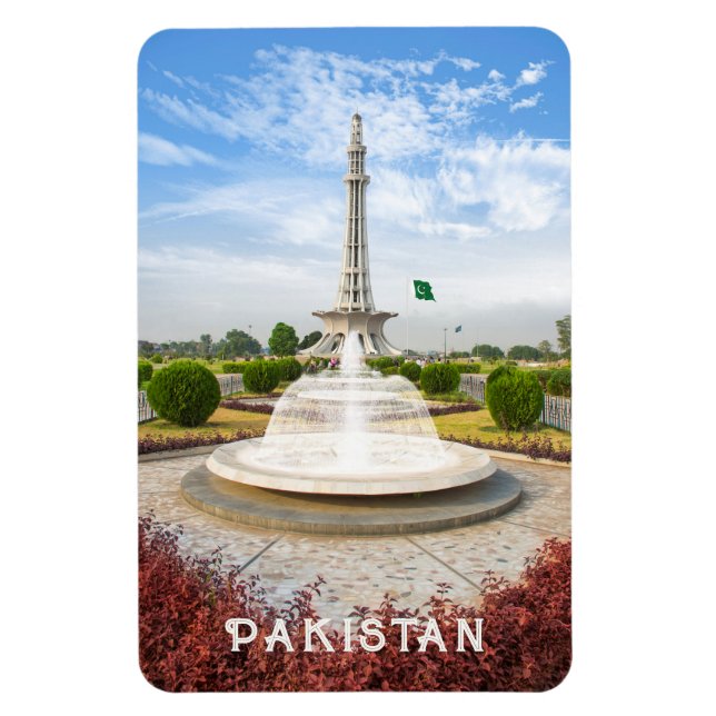 Magnet Flexible Texte personnalisé Pakistan (Vertical)