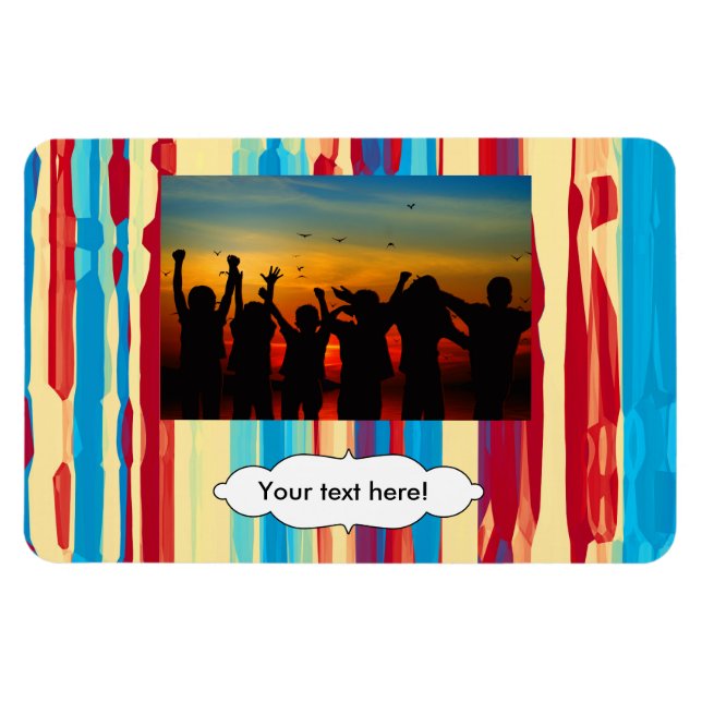 Magnet Flexible Texture d'aquarelles (Horizontal)