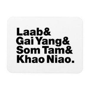 Magnet Flexible Thai Isaan Street Food