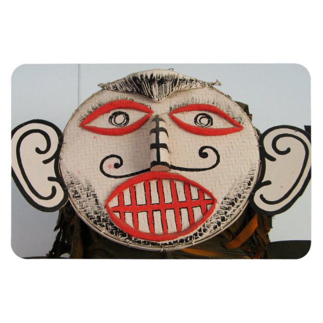 Magnet Flexible Thailande Fantôme, Festival Phi Ta Khon Mask, Loei (Horizontal)