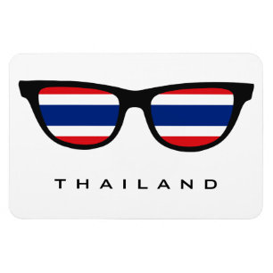 Magnet Flexible Thailande Shades texte et aimant couleur personnal
