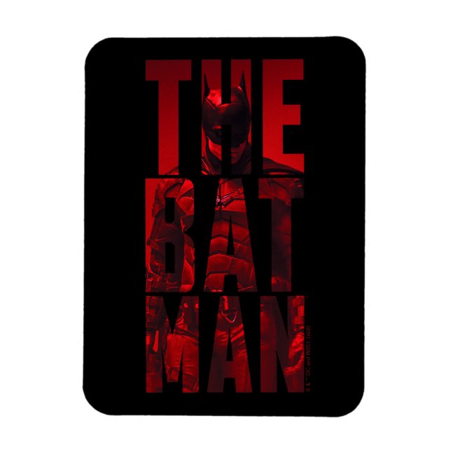 Magnet Flexible The Batman Typography Cutout (Vertical)
