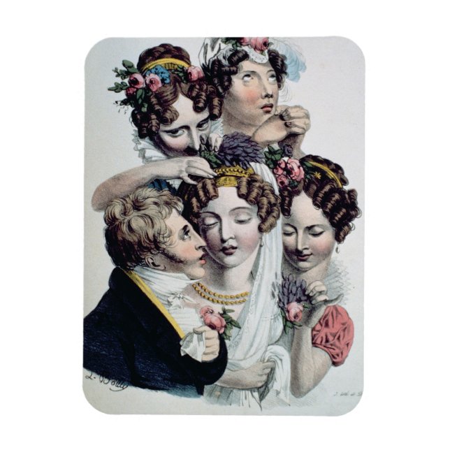 Magnet Flexible The Bride, vers 1820 (litho) (Vertical)