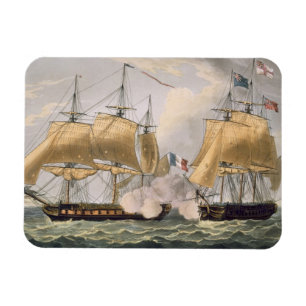 Magnet Flexible The Capture of La Clorinde, février 26th 1814, en