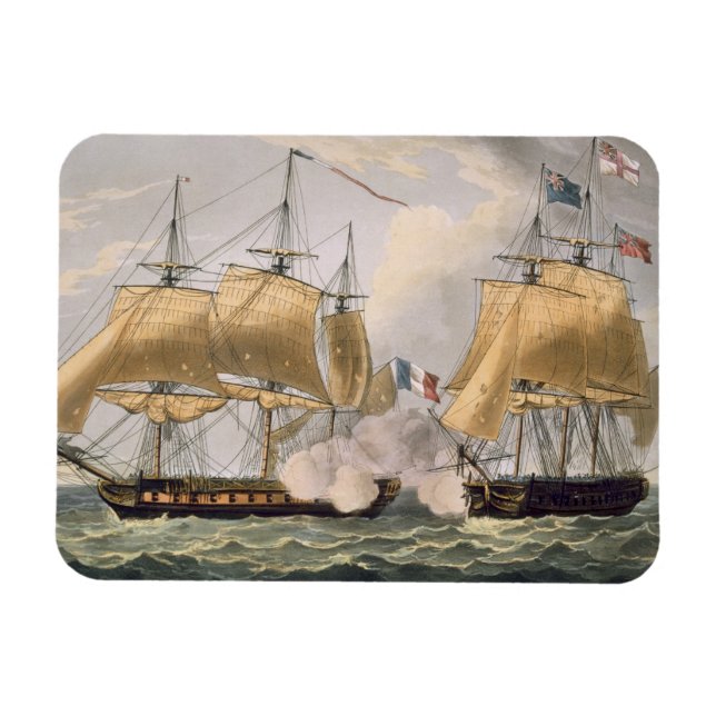 Magnet Flexible The Capture of La Clorinde, février 26th 1814, en (Horizontal)