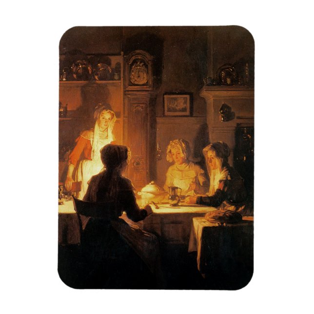 Magnet Flexible The Evening Meal, c.1900 (oil on canvas) (Vertical)