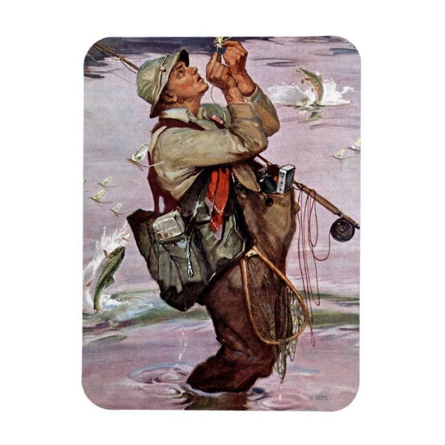 Magnet Flexible The Fish are jumping (Vertical)