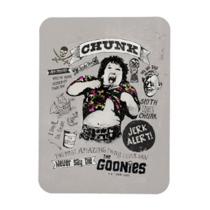 Magnet Flexible The Goonies Chunk Retro Collage