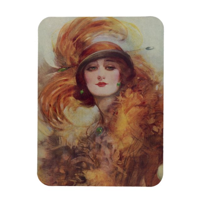 Magnet Flexible The Lure of The Green Eyes - W.H. Barribal (Vertical)