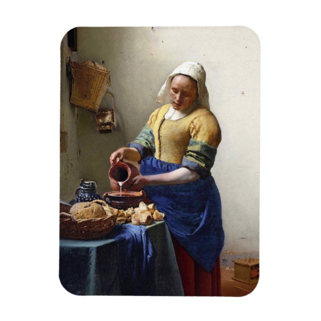 Magnet Flexible The Milkmaid, c.1658-60 (Vertical)