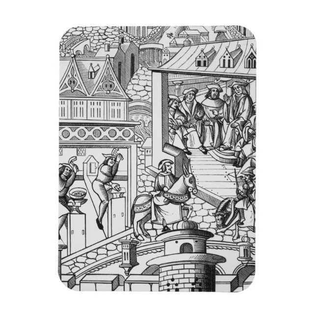 Magnet Flexible The Mint, after a woodcut in 'De'Institution de (Vertical)
