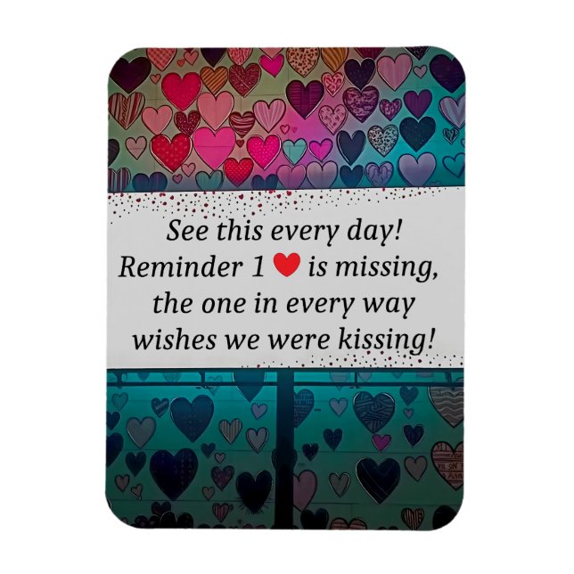 Magnet Flexible The Missing Heart Loves You (Vertical)