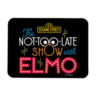 Magnet Flexible The Not-Too-Late Show avec Elmo