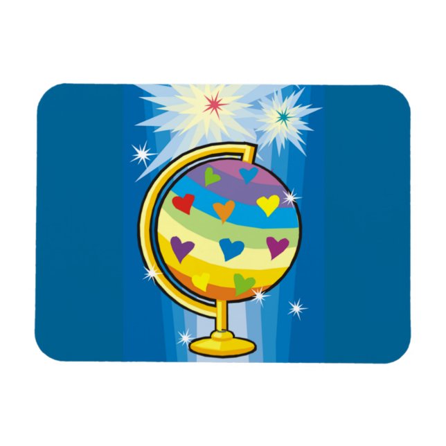 Magnet Flexible The Starry Globe - (Horizontal)