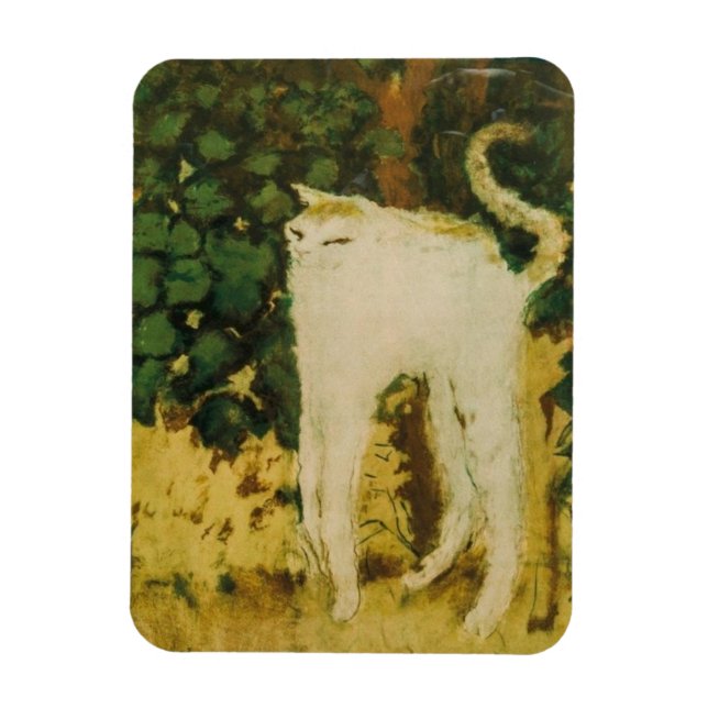 Magnet Flexible The White Cat by Bonnard (Vertical)