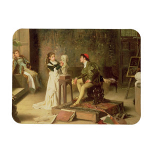 Magnet Flexible The Young Sculpture (oil on canvas)