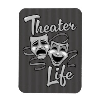 Magnet Flexible Théâtre Vie Comédie et masques de tragédie
