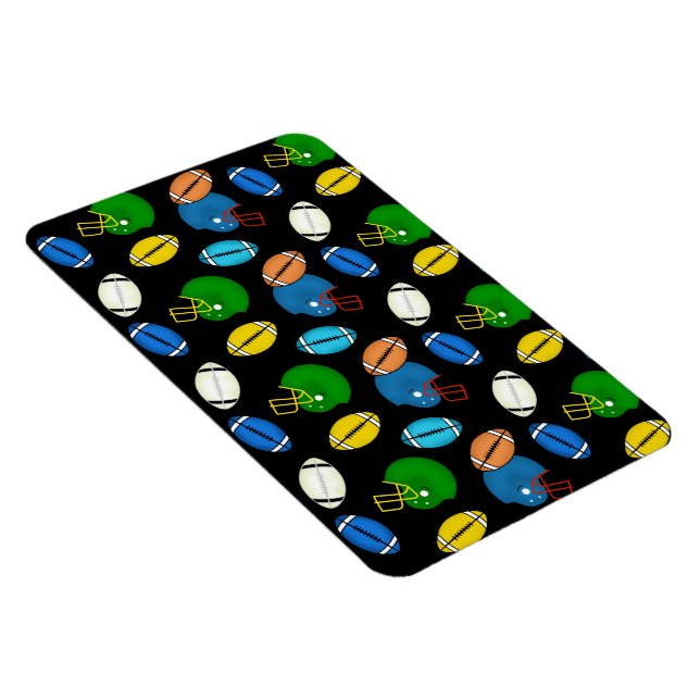 Magnet Flexible Thème de ballons et de casques de football (Côté Droit)