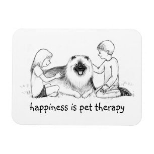 Magnet Flexible Thérapie d'animal familier de Keeshond
