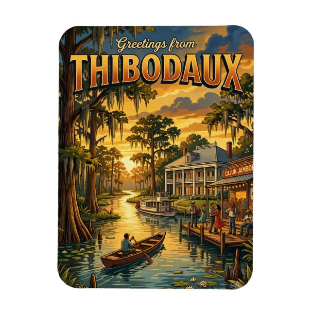 Magnet Flexible Thibodaux Louisiane (Vertical)