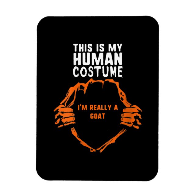 Magnet Flexible This Is My Human Costume Goat Venin (Vertical)