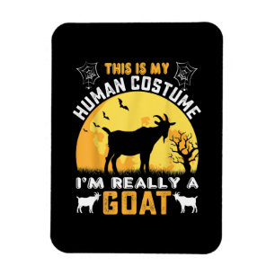 Magnet Flexible This Is My Human Costume Goat Venin