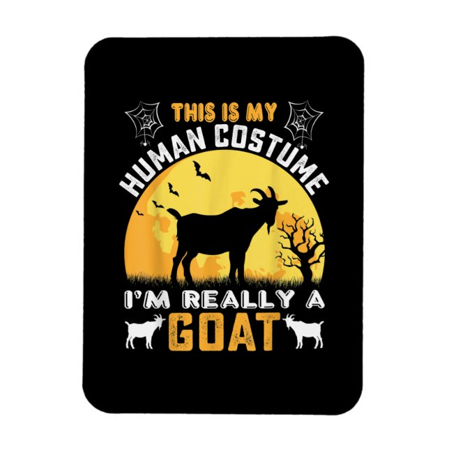 Magnet Flexible This Is My Human Costume Goat Venin (Vertical)