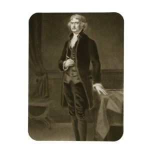 Magnet Flexible Thomas Jefferson, 3ème président de la stat unie