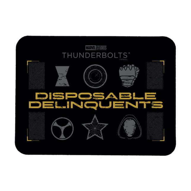 Magnet Flexible Thunderbolts* | Disposable Delinquents (Horizontal)