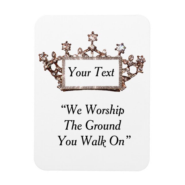 Magnet Flexible Tiara personnalisée (Vertical)