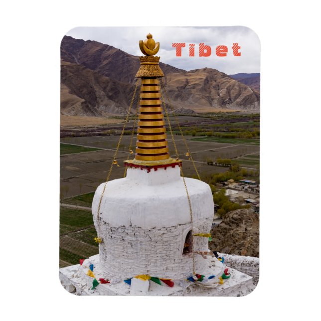 Magnet Flexible Tibet - Palais Yumbulakhang (Vertical)