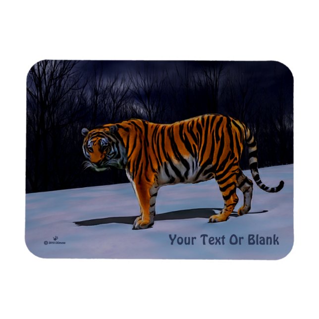 Magnet Flexible Tigre de Sibérie (Horizontal)