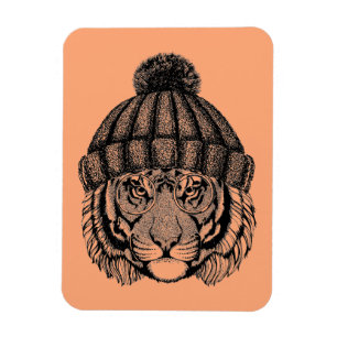 Magnet Flexible Tigre prêt pour la mode hiver