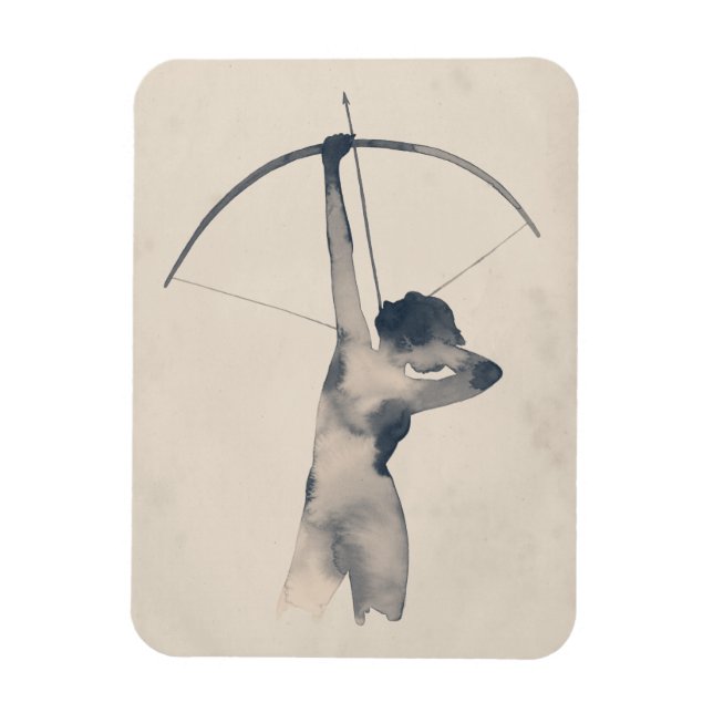 Magnet Flexible Tir aquarelle (Vertical)