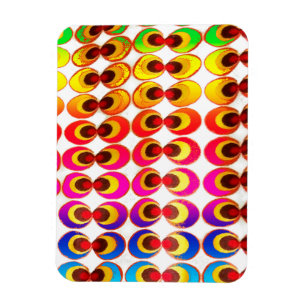 Magnet Flexible Tissu psychédélique