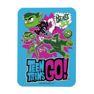 Magnet Flexible Titans Ados, allez !   Les Shapeshifts Beast Boy