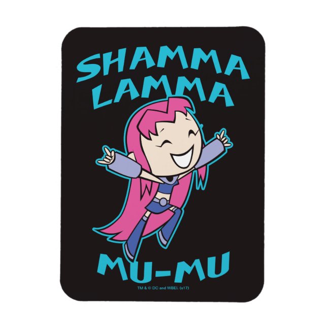 Magnet Flexible Titans Ados, allez ! | Starfire "Shamma Lamma Mu-M (Vertical)