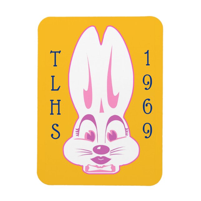 Magnet Flexible TLHS Bunny Girl Class of 1969 (Vertical)
