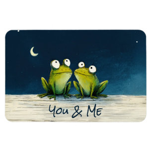 Magnet Flexible Toi & Moi Grenouilles – Jolie illustration d'anima