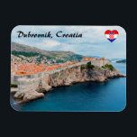Magnet Flexible Toits et murs de la vieille ville de Dubrovnik - C<br><div class="desc">Toits de la vieille ville de Dubrovnik vue générale - Croatie. En 1979,  la ville de Dubrovnik a rejoint la liste du patrimoine mondial de l'UNESCO.</div>