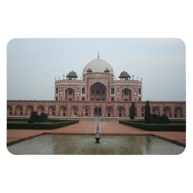 Magnet Flexible Tombeau de Humayun Delhi Inde (Horizontal)