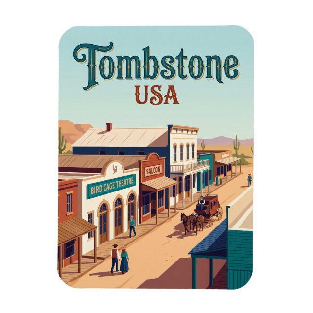 Magnet Flexible Tombstone USA (Vertical)