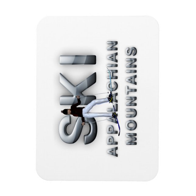 Magnet Flexible TOP Ski Appalachian (Vertical)